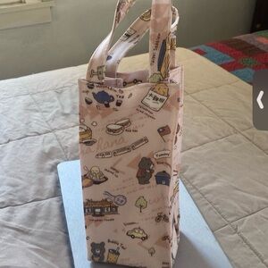 Uma Hana water bottle tote bag
